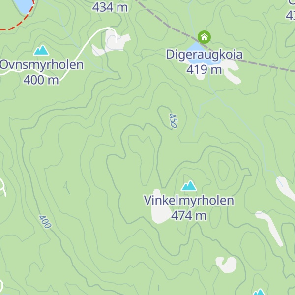 Map of Delefuruberget