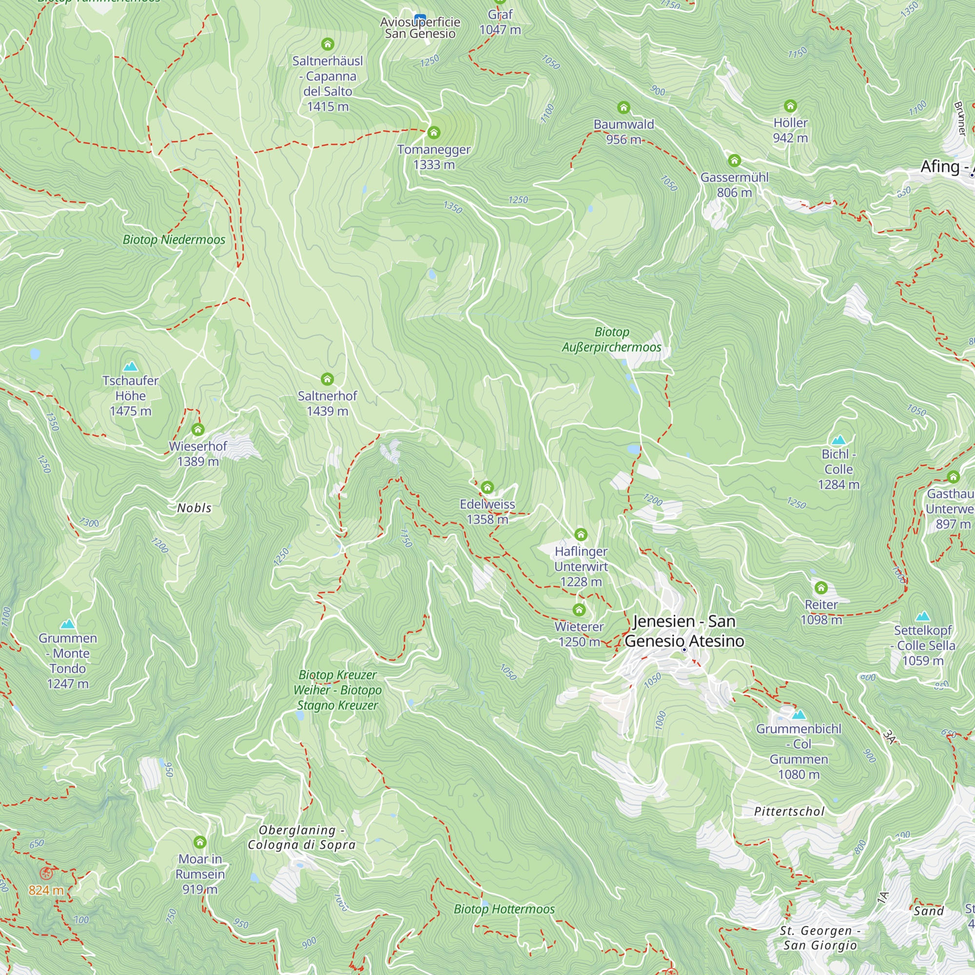 Edelweiss map