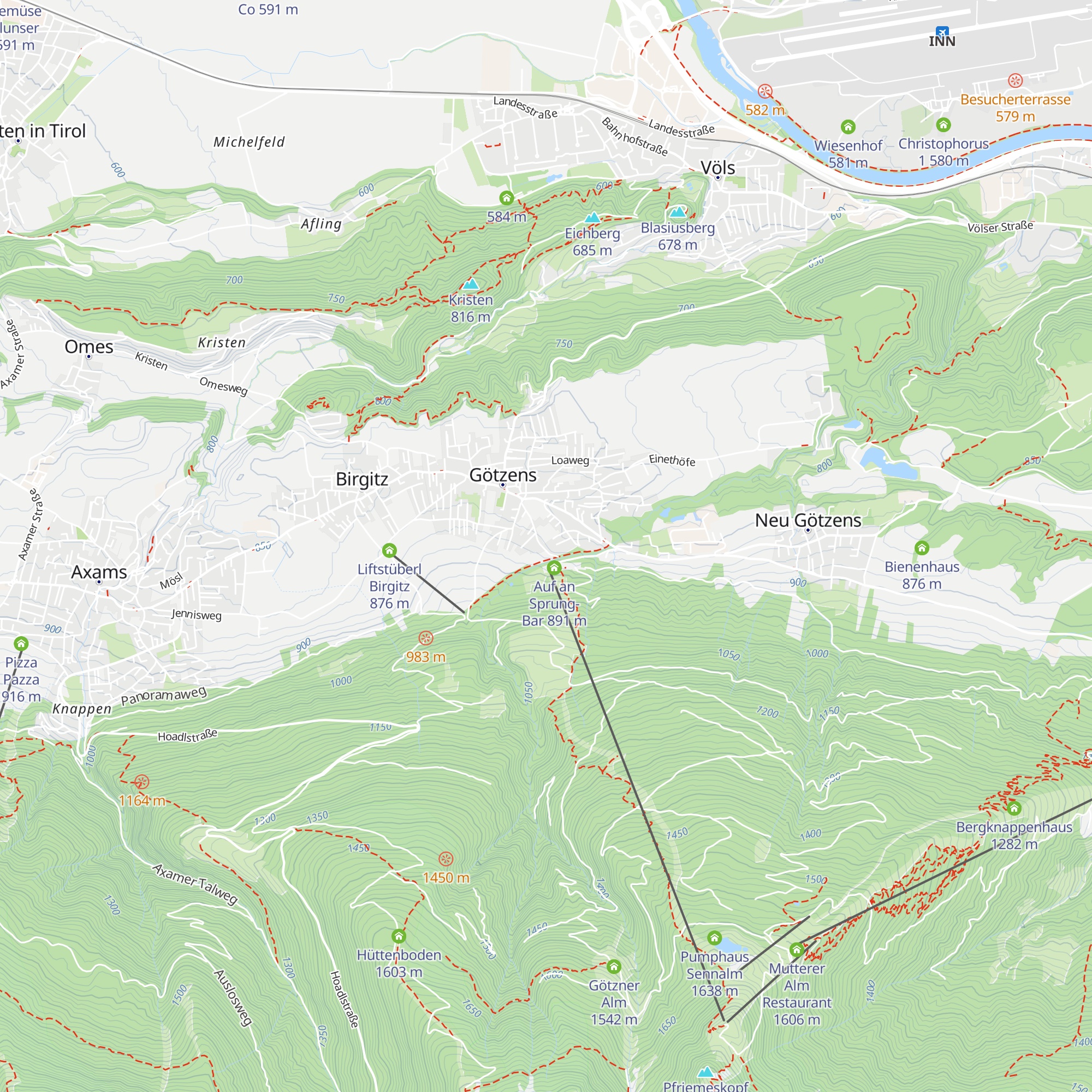 Restaurant Klammhütte map