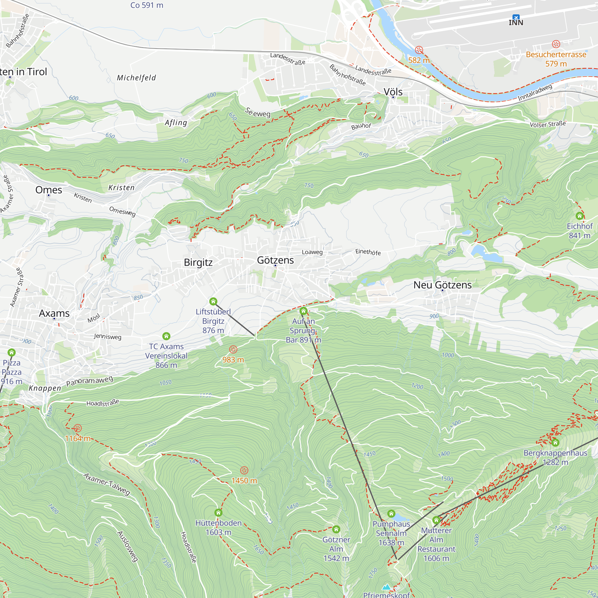 Restaurant Klammhütte map