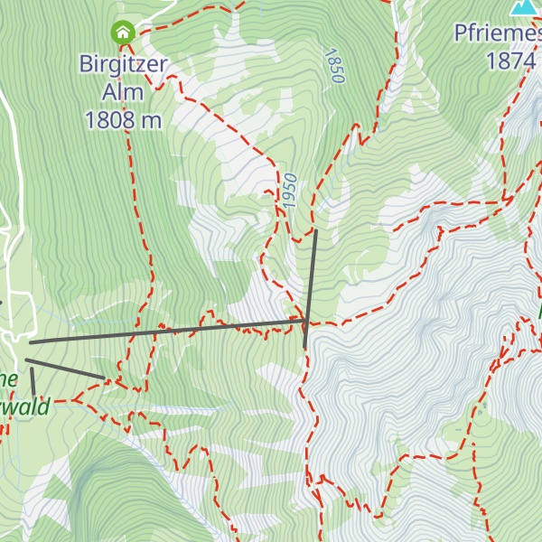 Map of Birgitzköpfl