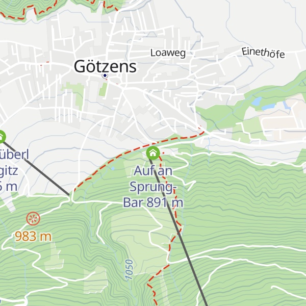 Map of Auf an Sprung-Bar