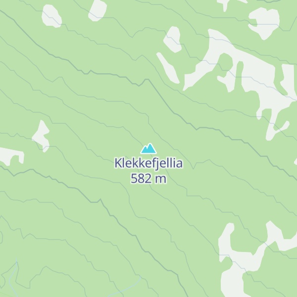 Map of Klekkefjellia