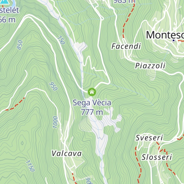 Map of Sega Vècia