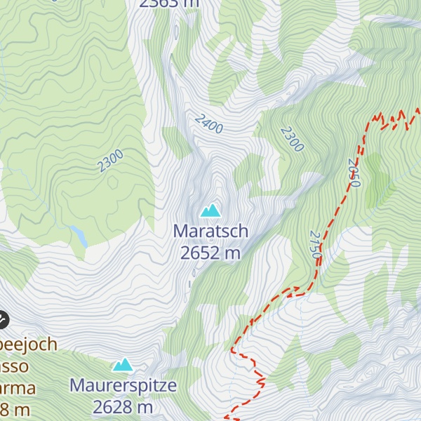 Map of Maratsch