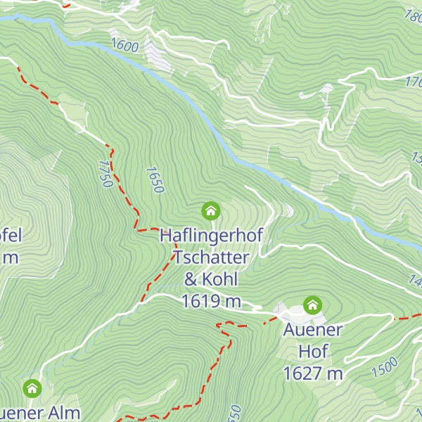 Map of Haflingerhof Tschatter & Kohl