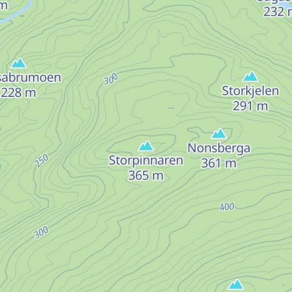 Map of Storpinnaren