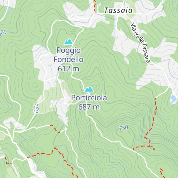 Map of Porticciola