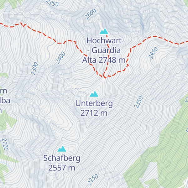 Map of Unterberg