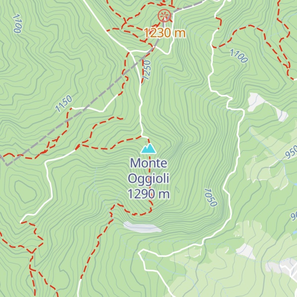 Map of Monte Oggioli