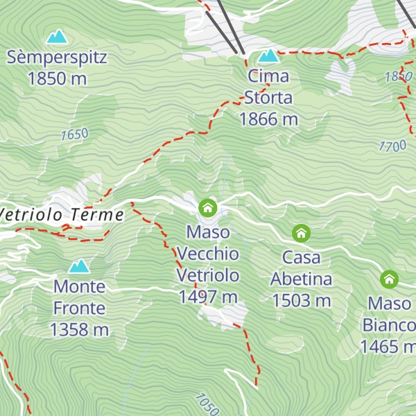 Map of Maso Vecchio Vetriolo