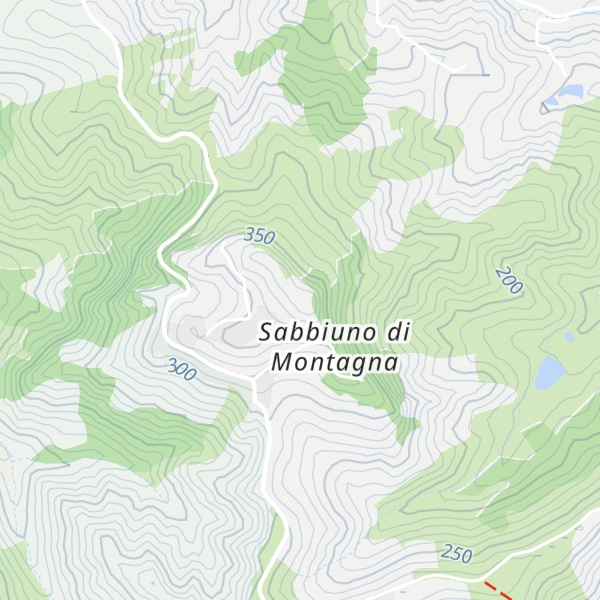 Map of Monte Sabbiuno