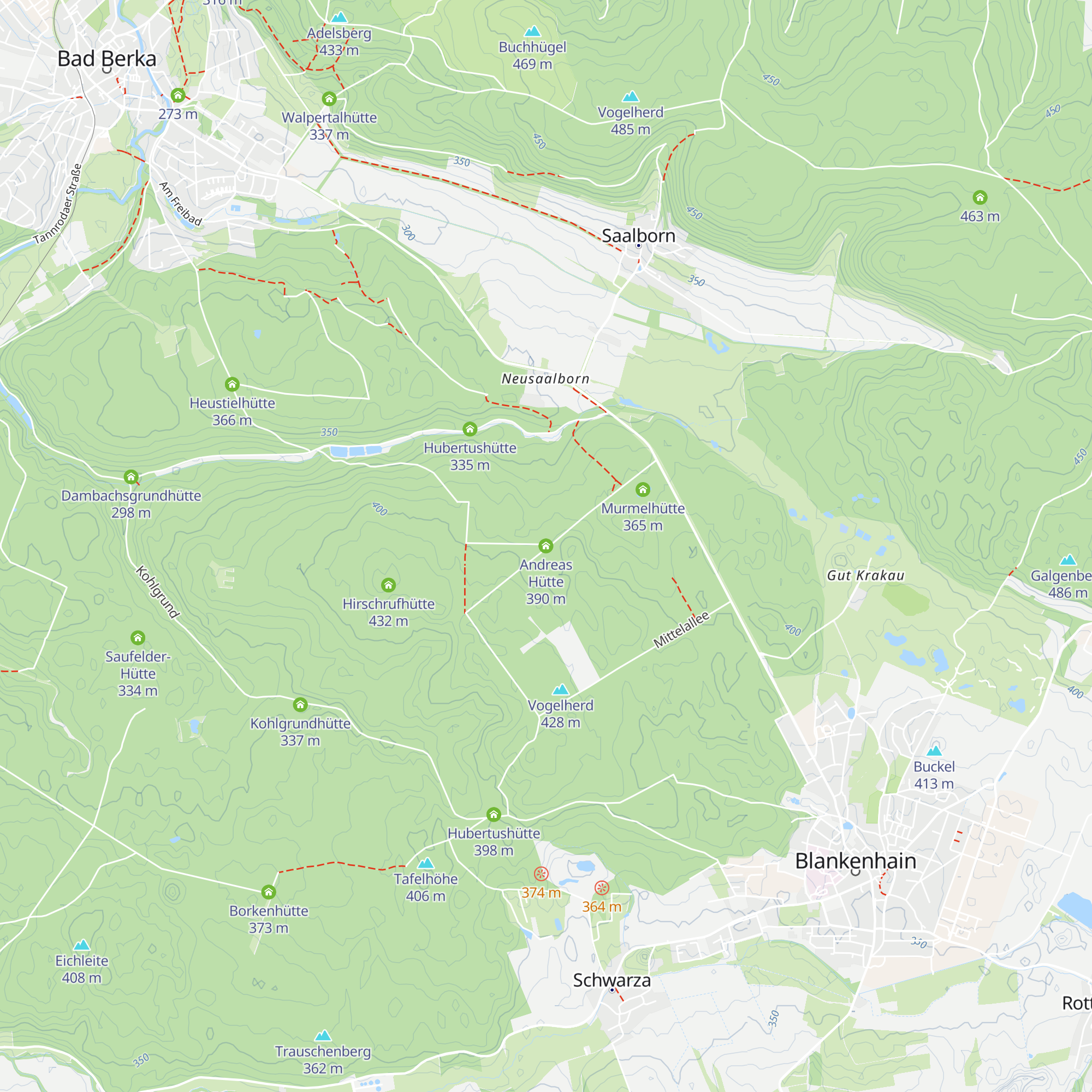 Andreas Hütte map