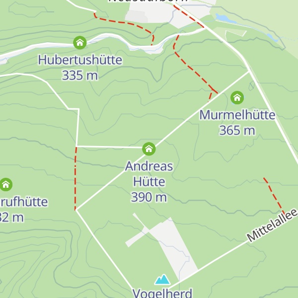 Map of Andreas Hütte