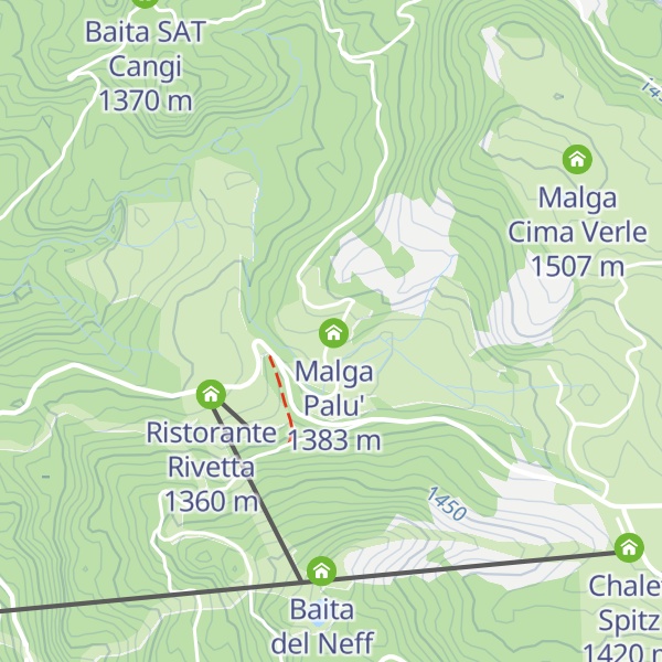 Map of Malga Palù