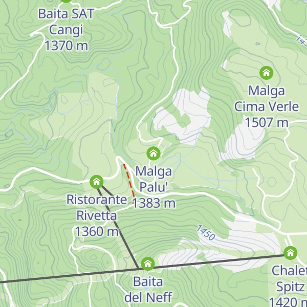 Map of Malga Palu'