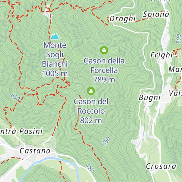 Map of Cason del Roccolo