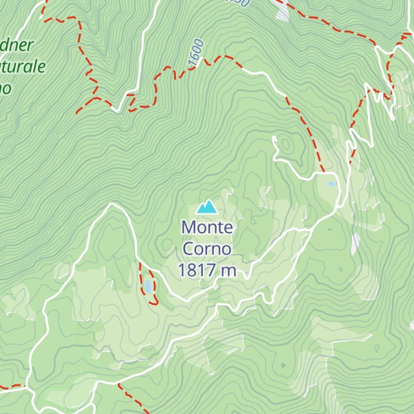 Map of Monte Corno