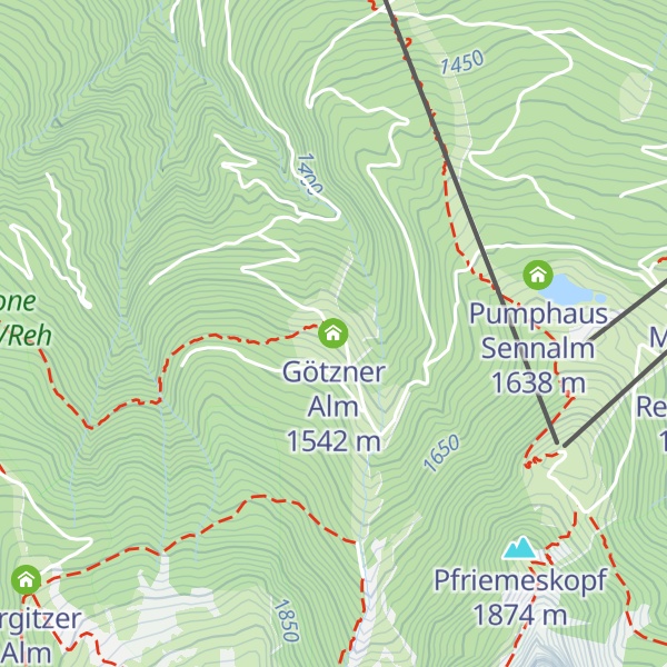 Map of Götzner Alm