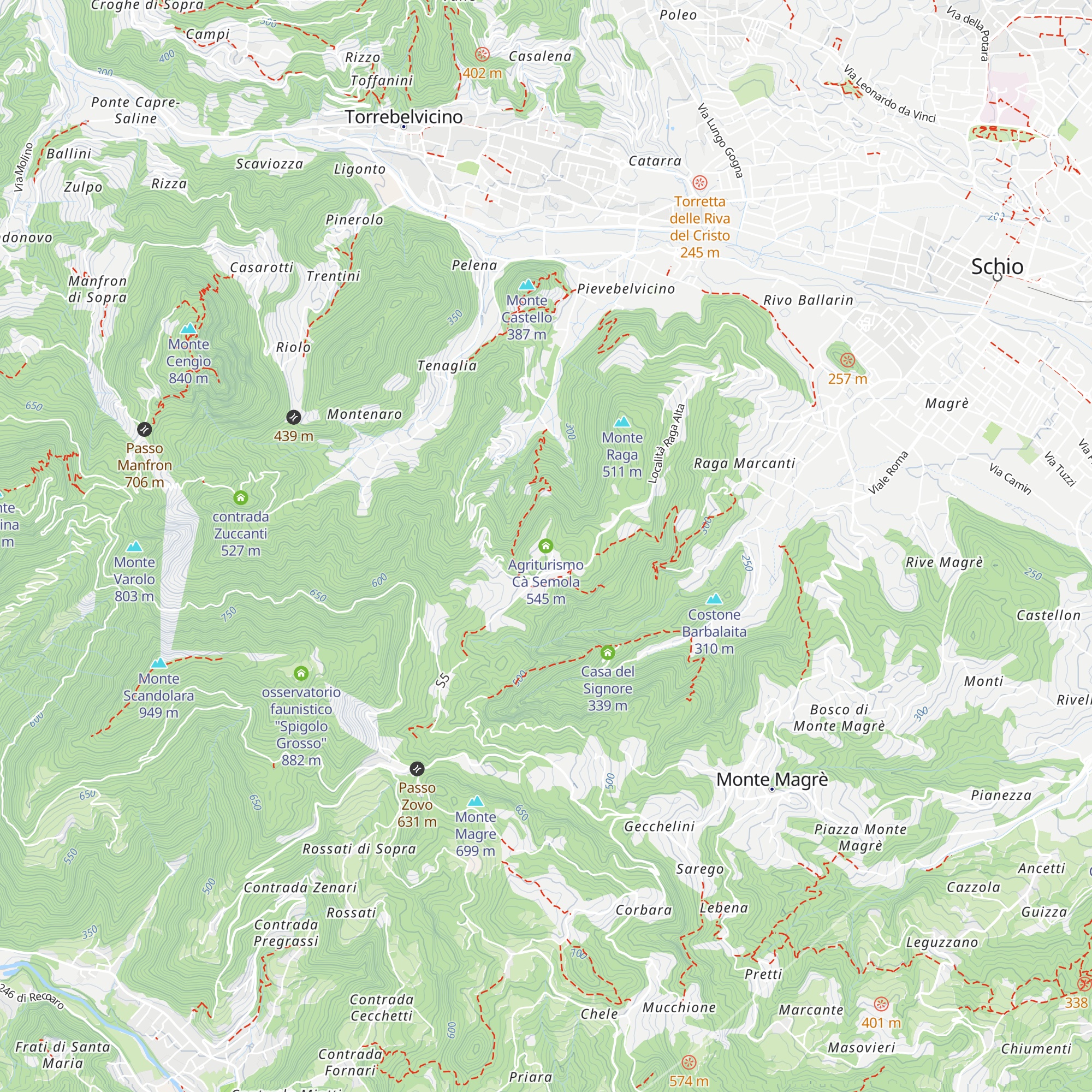 Agriturismo Cà Semola map