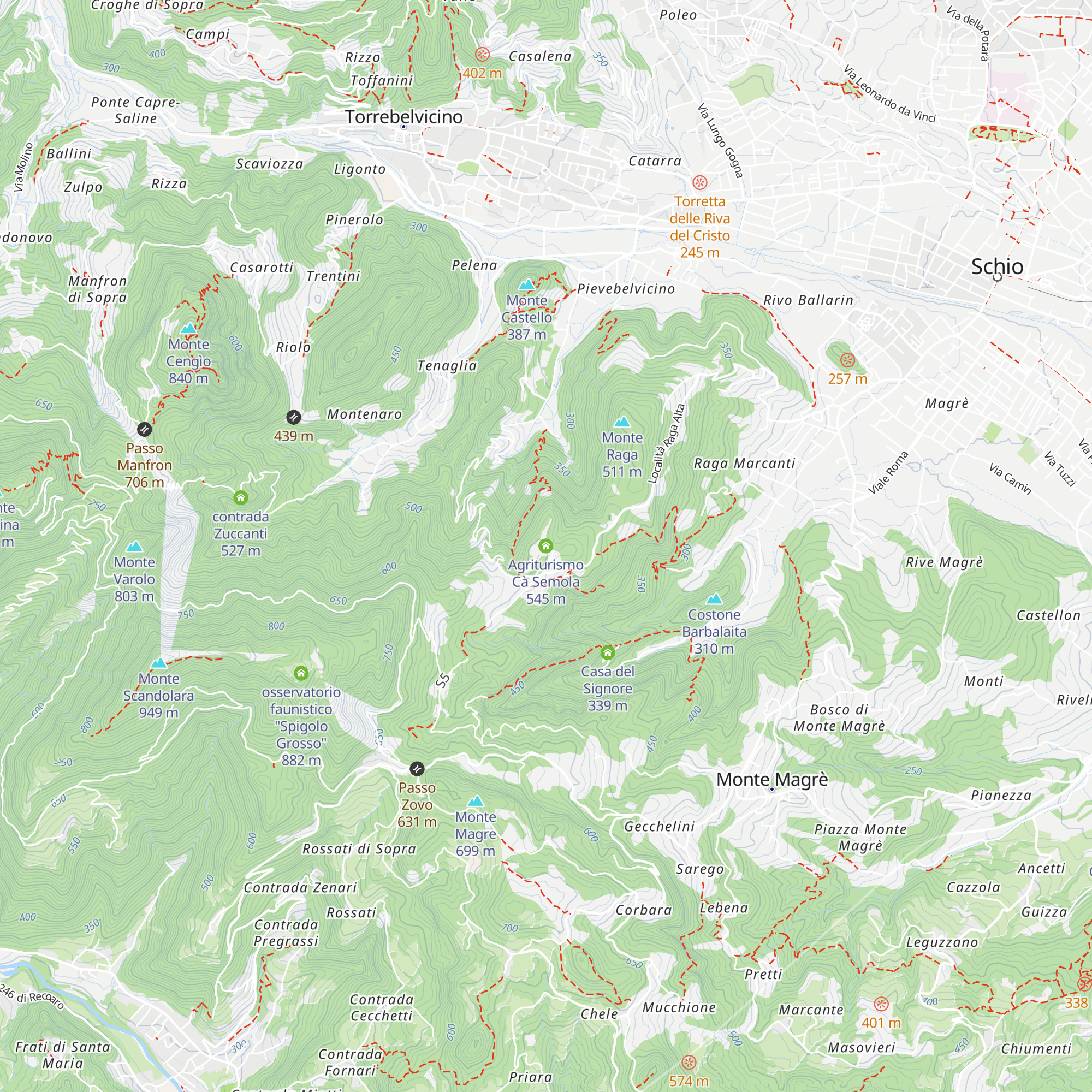 Agriturismo Cà Semola map