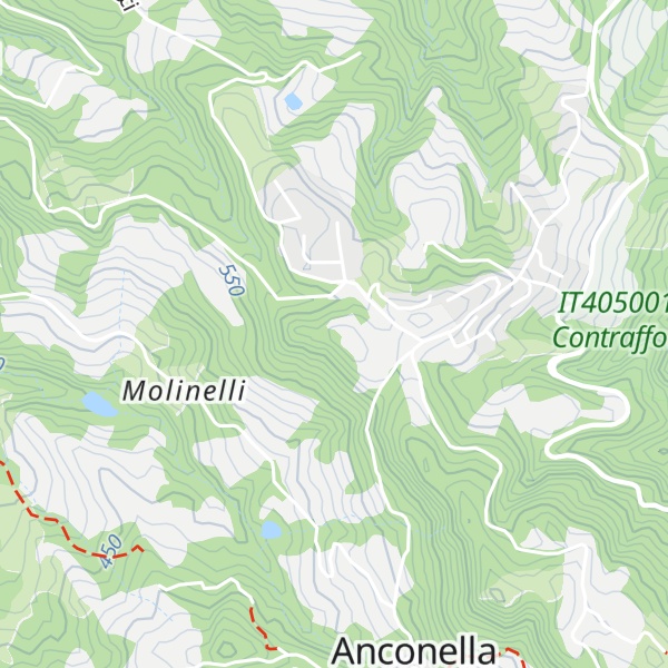 Map of Monte Vaiolo