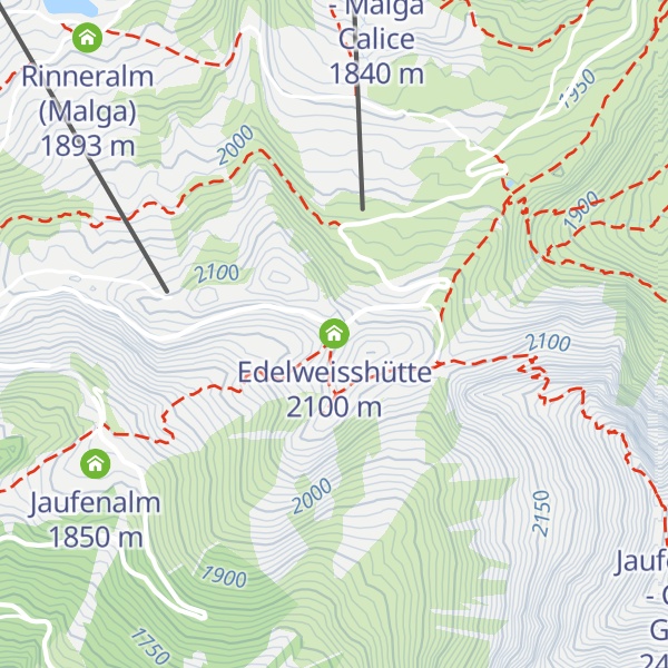 Map of Edelweißhütte
