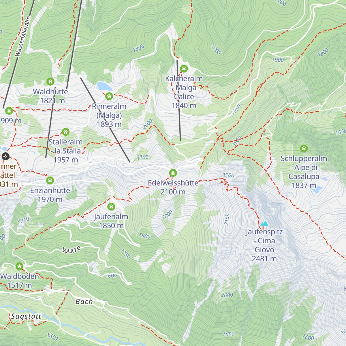 Edelweißhütte map