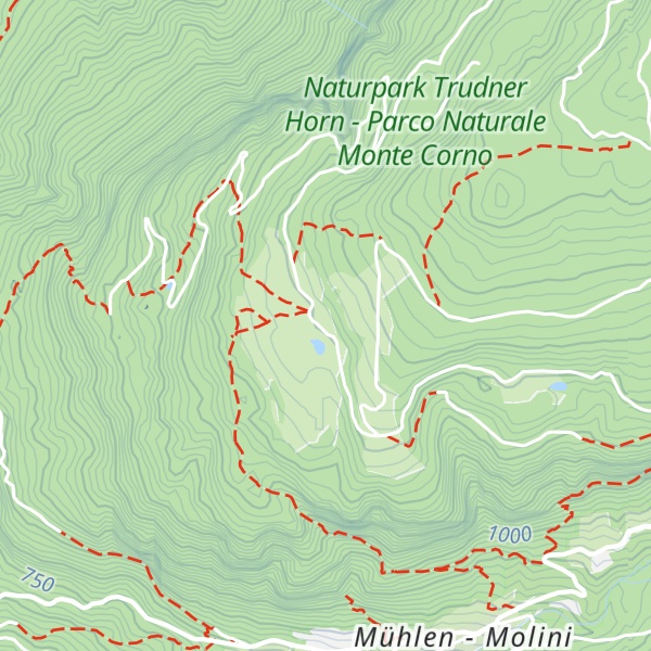 Map of Cislon-Alm - Malga Cislon