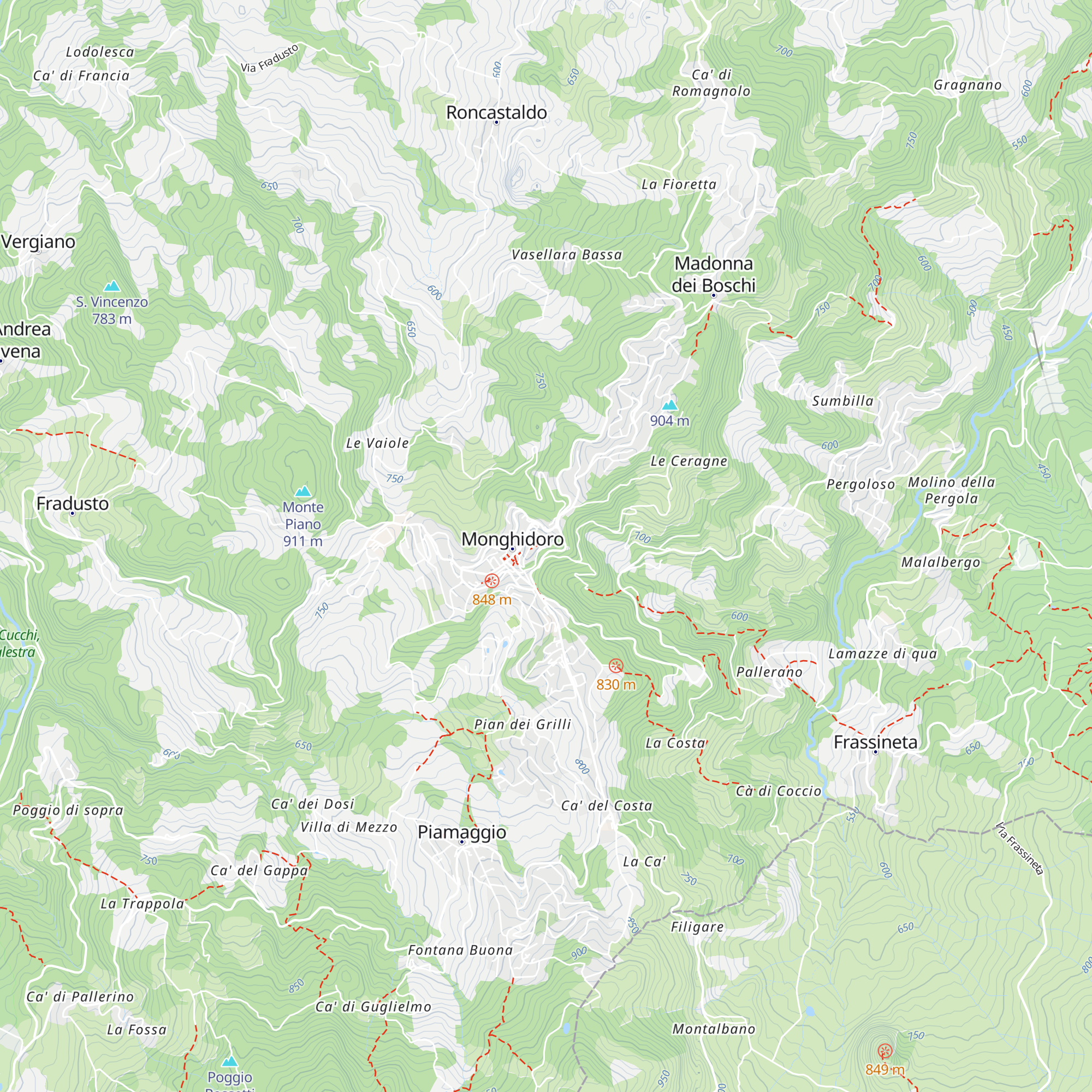 Baita degli Alpini map