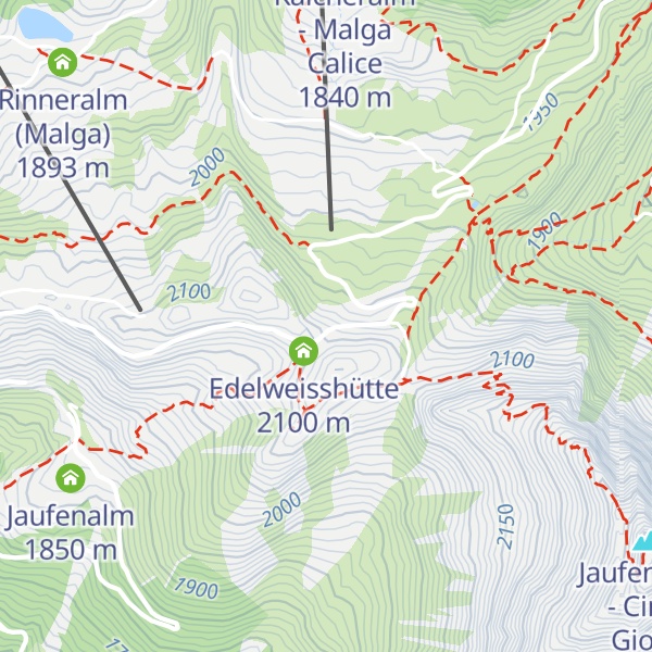 Map of Panorama-Hütte