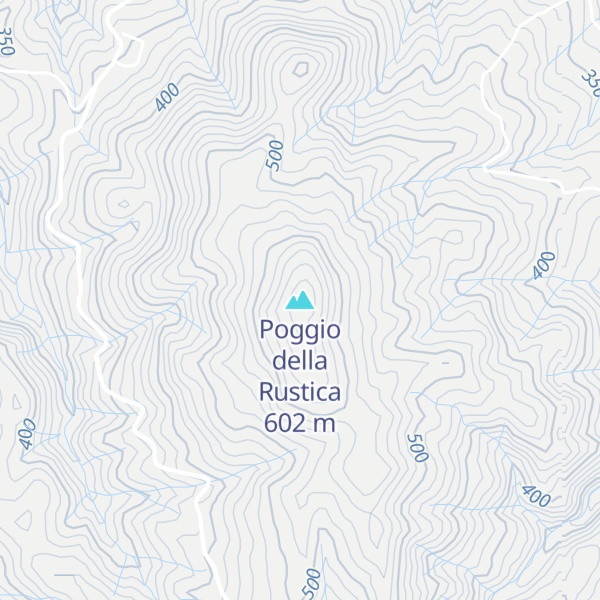 Map of Poggio della Rustica
