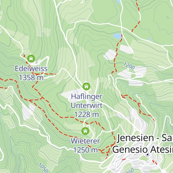 Map of Haflinger Unterwirt