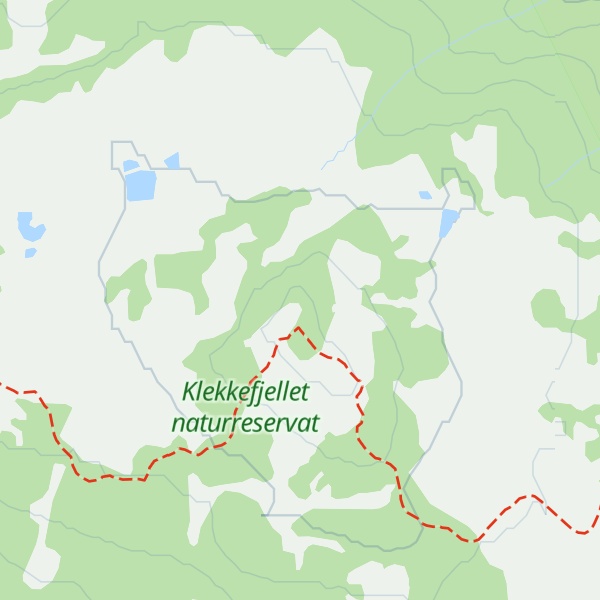 Map of Klekkefjellet