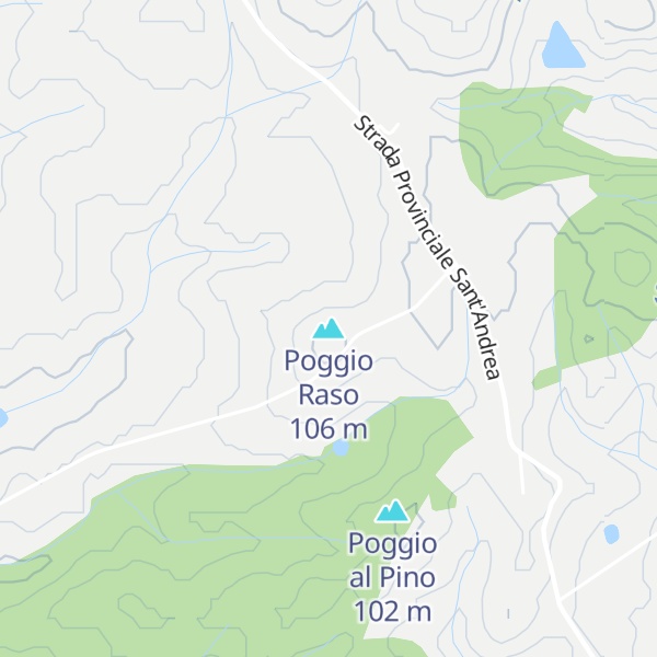 Map of Poggio Raso