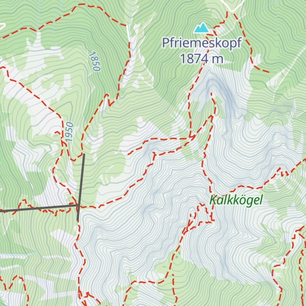 Map of Zwölferspitze