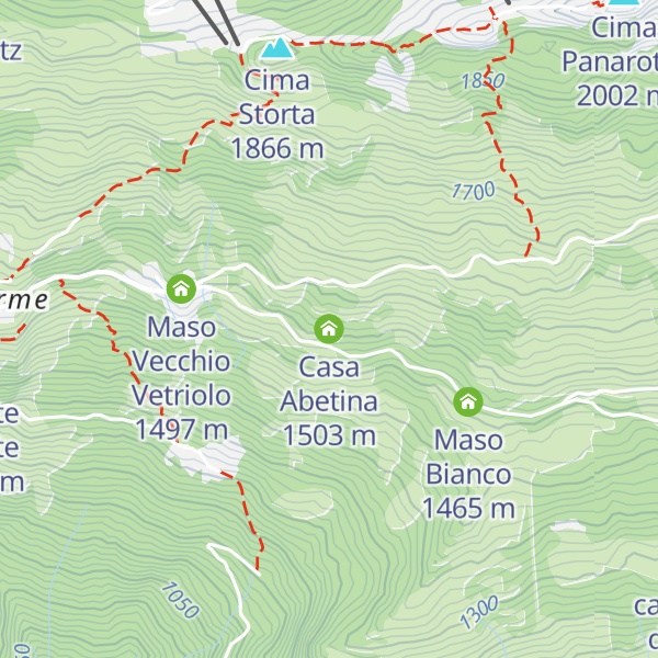 Map of Casa Abetina