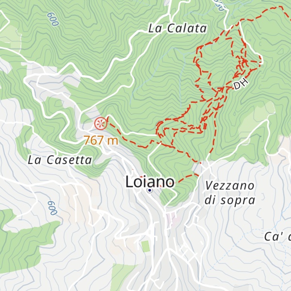 Map of Monte Bastia