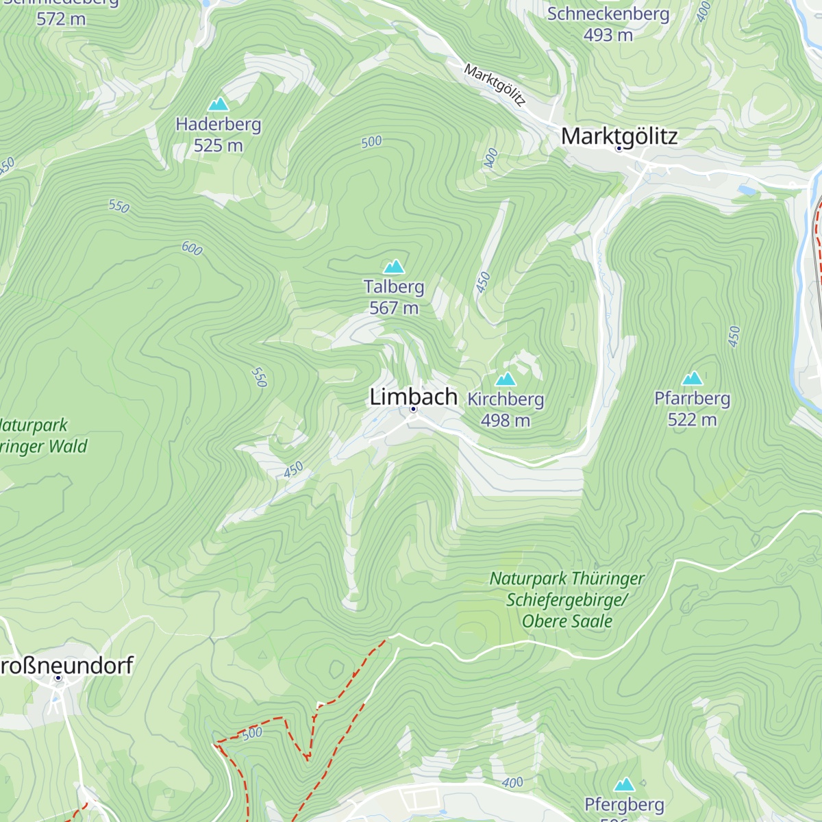 Korns Hütte map