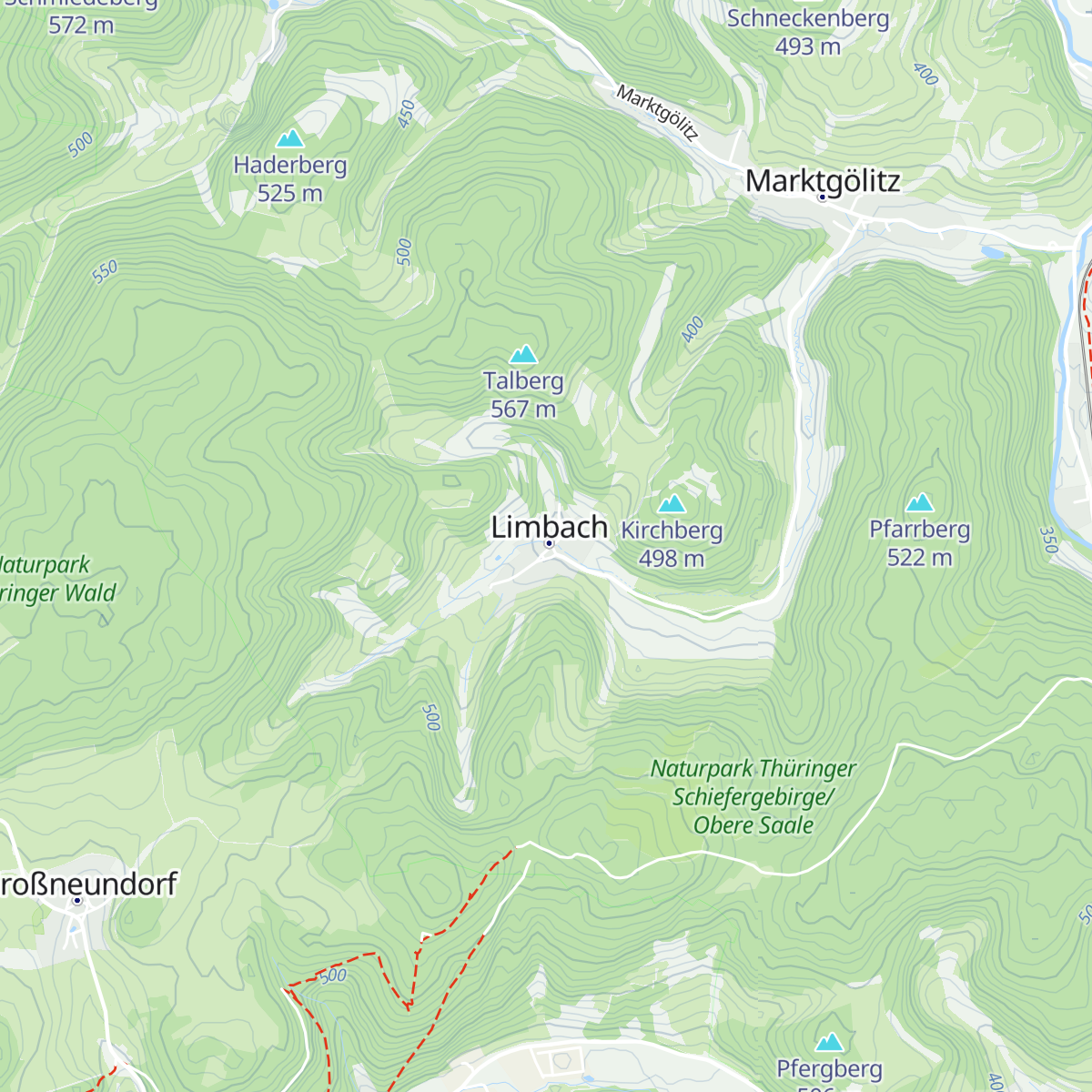 Korns Hütte map