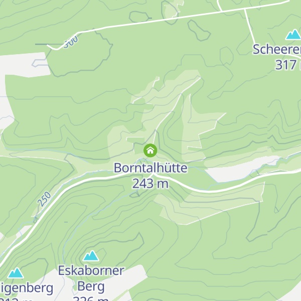 Map of Borntalhütte