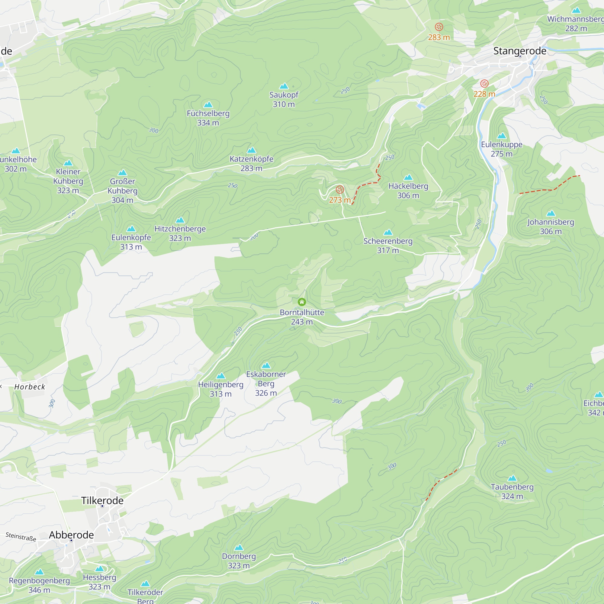 Borntalhütte map