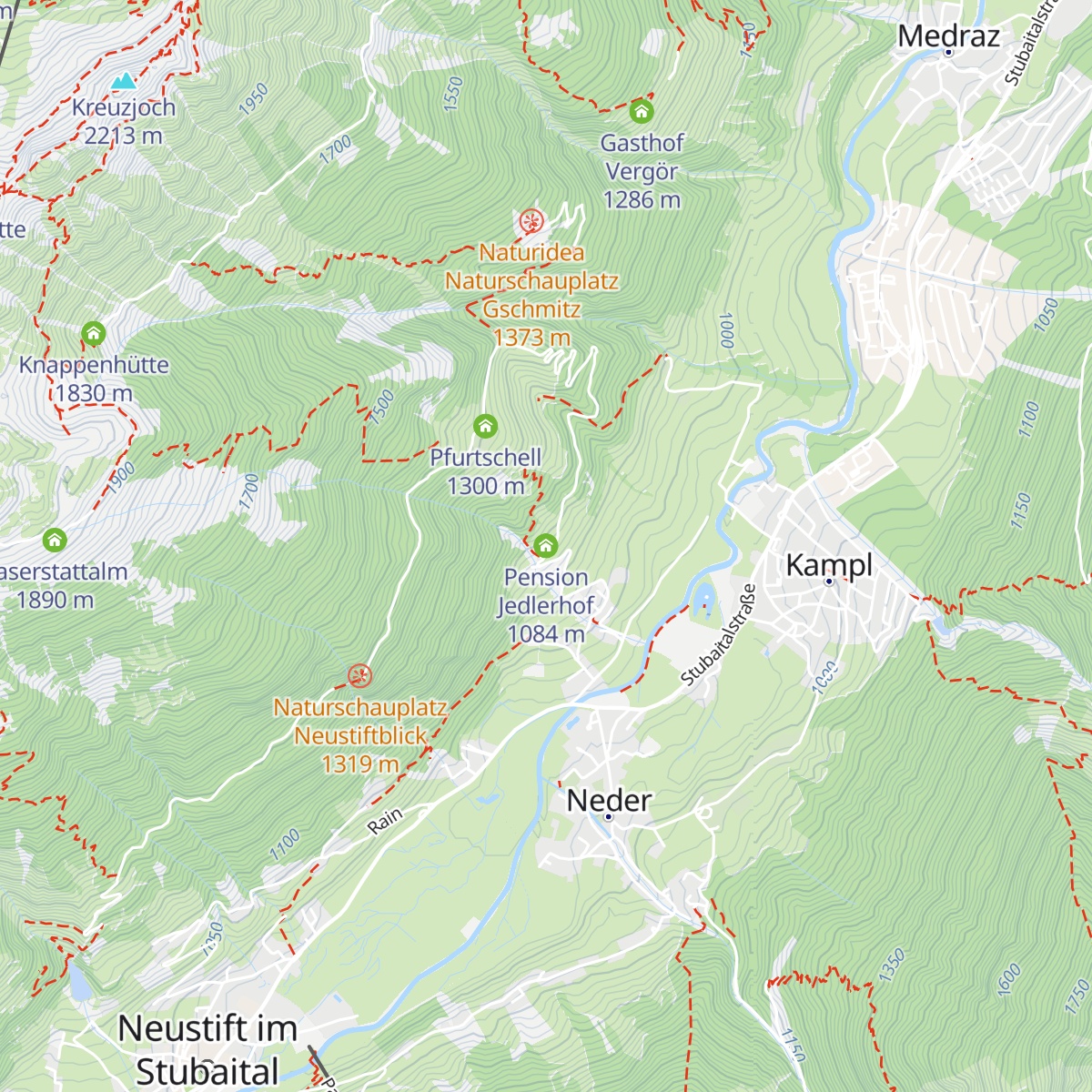 Pension Jedlerhof map