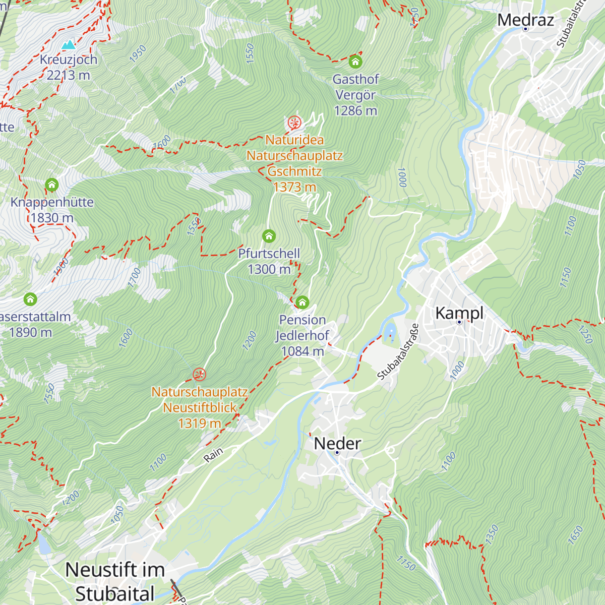 Pension Jedlerhof map