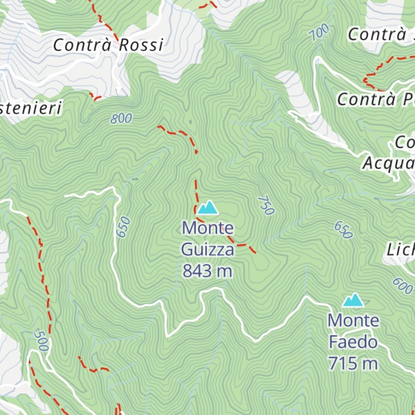 Map of Monte Guizza