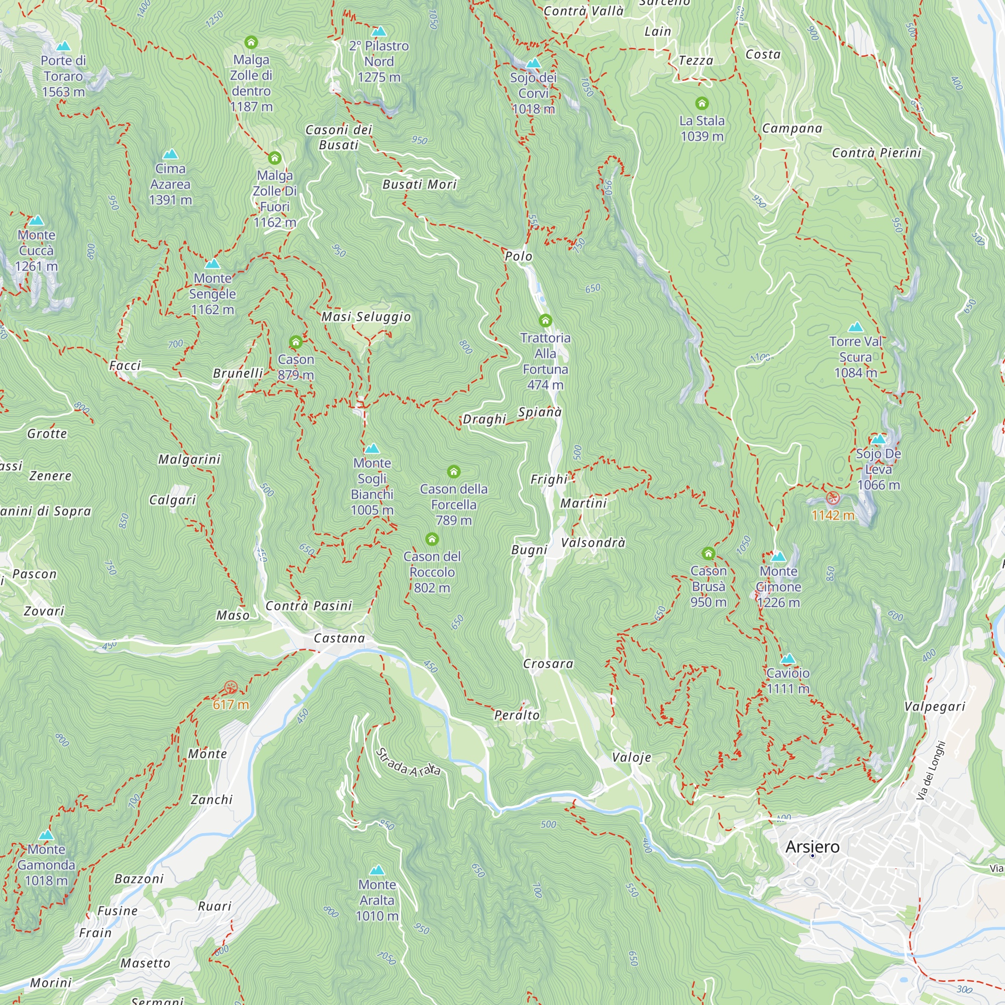 Casoni di Bugni map