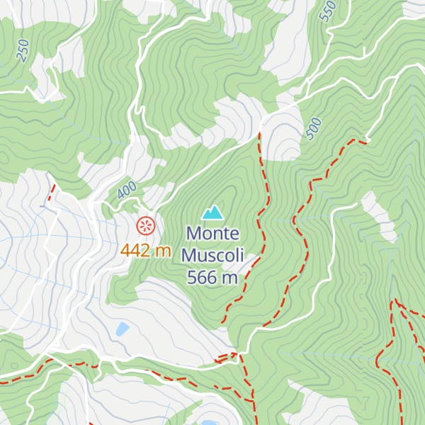 Map of Monte Muscoli