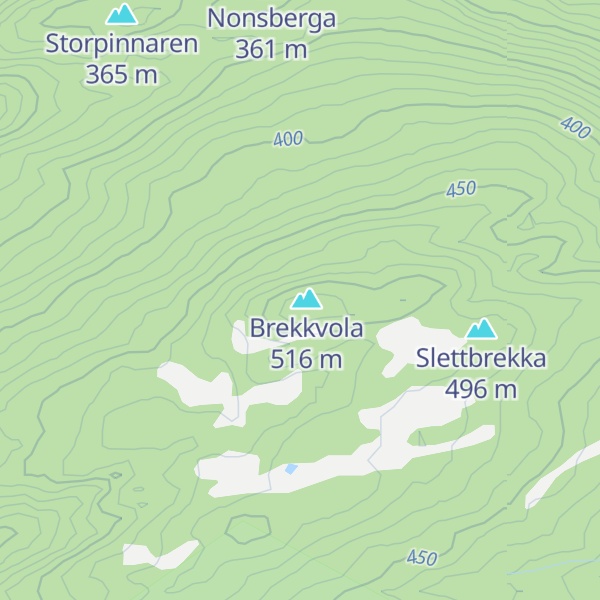 Map of Brekkammen