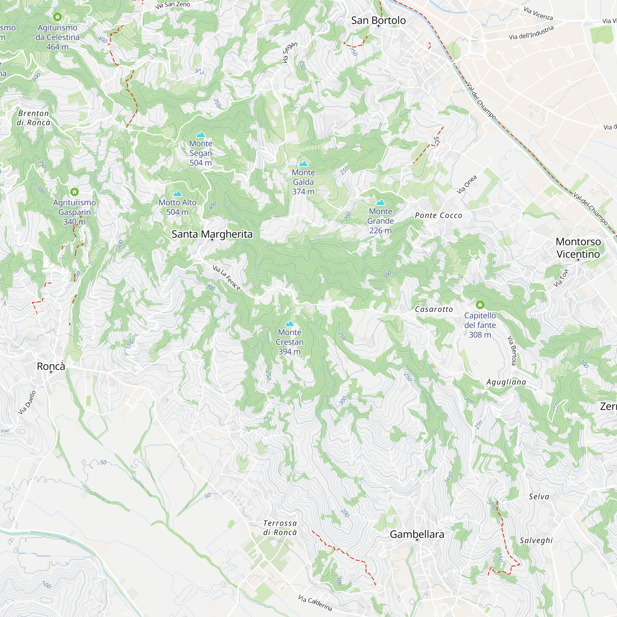 Agriturismo Nido D'Aquila map