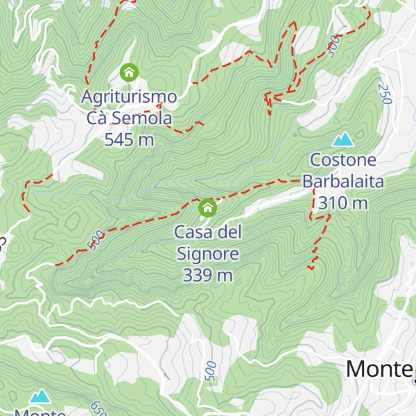 Map of Casa del Signore